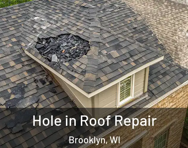  Hole in Roof Repair Brooklyn, WI