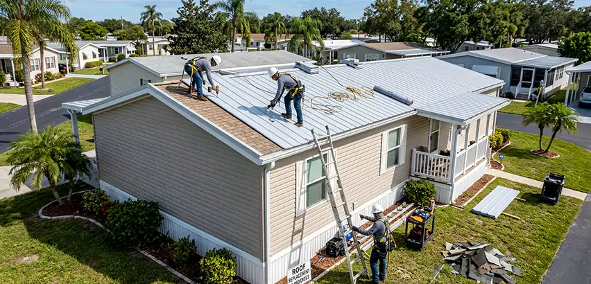 Mobile Home Metal Roof Replacement in Brooklyn