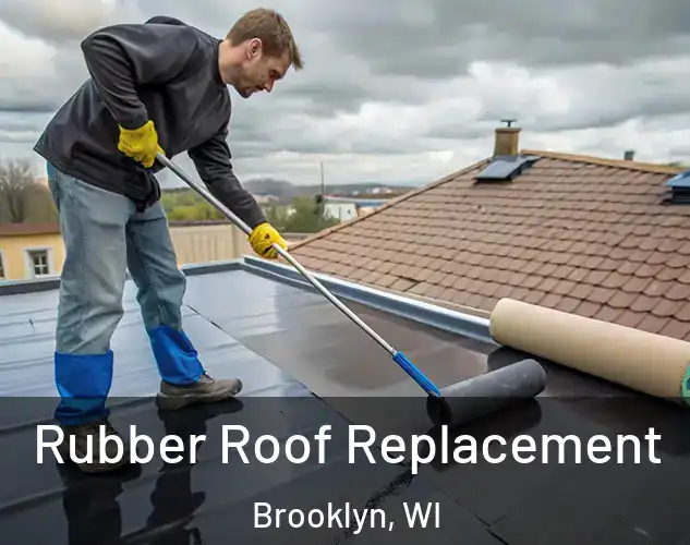  Rubber Roof Replacement Brooklyn, WI